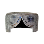 White Sindhi Topi - Blue Shade - Nasir Bhai