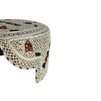 Light Brown Sindhi Topi - Traditional Design - Golden Shade - Nasir Bhai