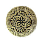 White Sindhi Topi - Flower Design - White Shade - Nasir Bhai