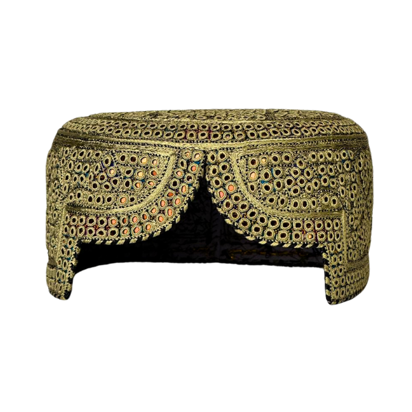 Golden Sindhi Topi - Golden Shade - Nasir Bhai