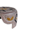 Light Brown Sindhi Topi - Traditional Design - Goldren Shade - Nasir Bhai