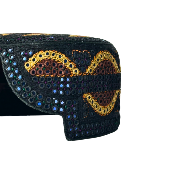 Blue Sindhi Topi - Traditional design - Blue Shade - Nasir Bhai