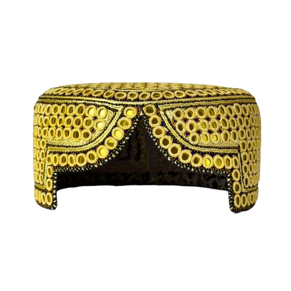 Golden Sindhi Topi - Golden Shade - Nasir Bhai