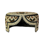White Sindhi Topi - Traditional design - Nasir Bhai