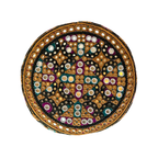 Brown Sindhi Topi -Traditional design - White Shade - Nasir Bhai