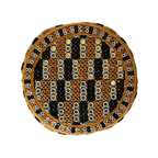 Golden Sindhi Topi - Traditional design - White Shade - Nasir Bhai