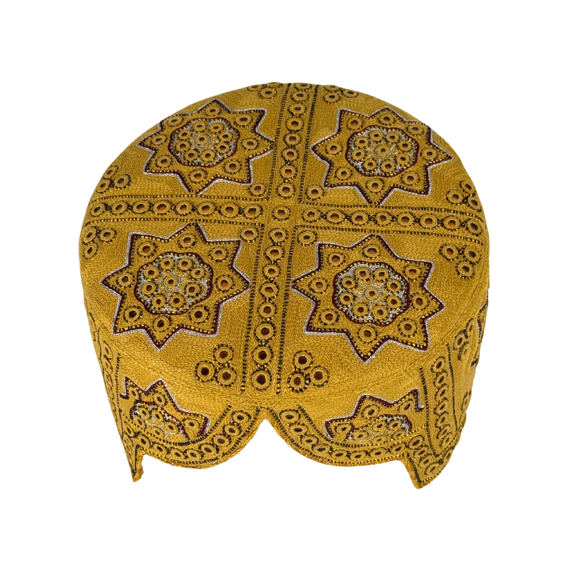 Golden Balochi Topi - Traditional design - Golden Shade - Nasir Bhai