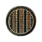 Black Sindhi Topi - Blue Shade - Nasir Bhai