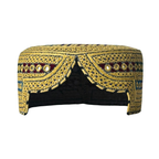 Golden Sindhi Topi - White Shade - Nasir Bhai