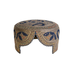 Light Brown Sindhi Topi - Traditional Design - Golden Shade - Nasir Bhai