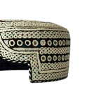 White Sindhi Topi - Golden Shade - Nasir Bhai