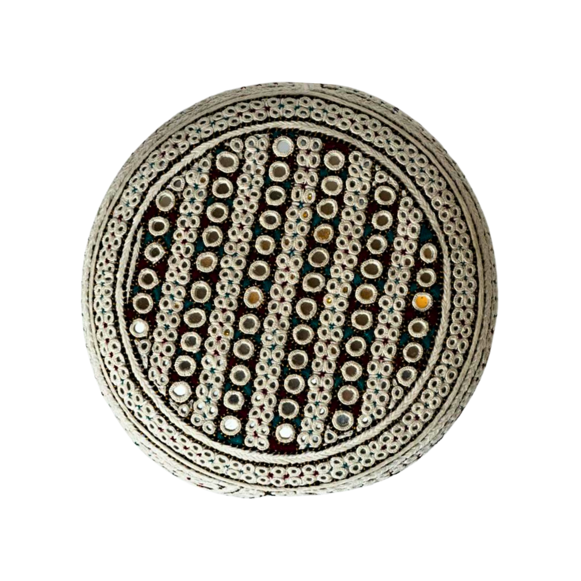 White Sindhi Topi - Golden Shade - Nasir Bhai