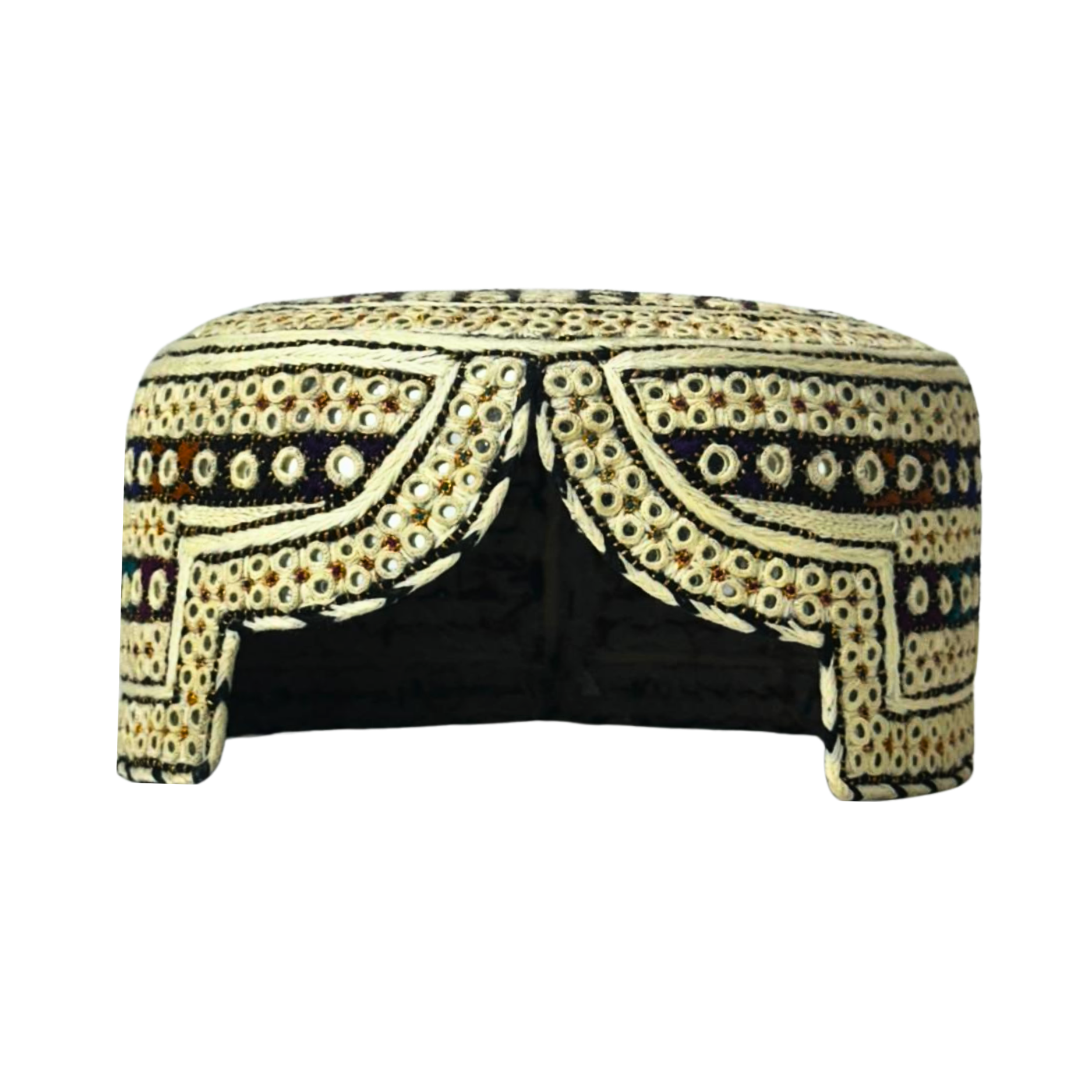 White Sindhi Topi - White Shade - Nasir Bhai
