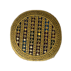 Golden Sindhi Topi - White Shade - Nasir Bhai