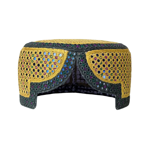 Golde Sindhi Topi - BlueShade -  Nasir Bhai