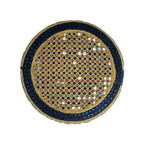Golde Sindhi Topi - BlueShade -  Nasir Bhai