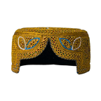 Golden Sindhi Topi -Traditional design - Golden Shade - Nasir Bhai