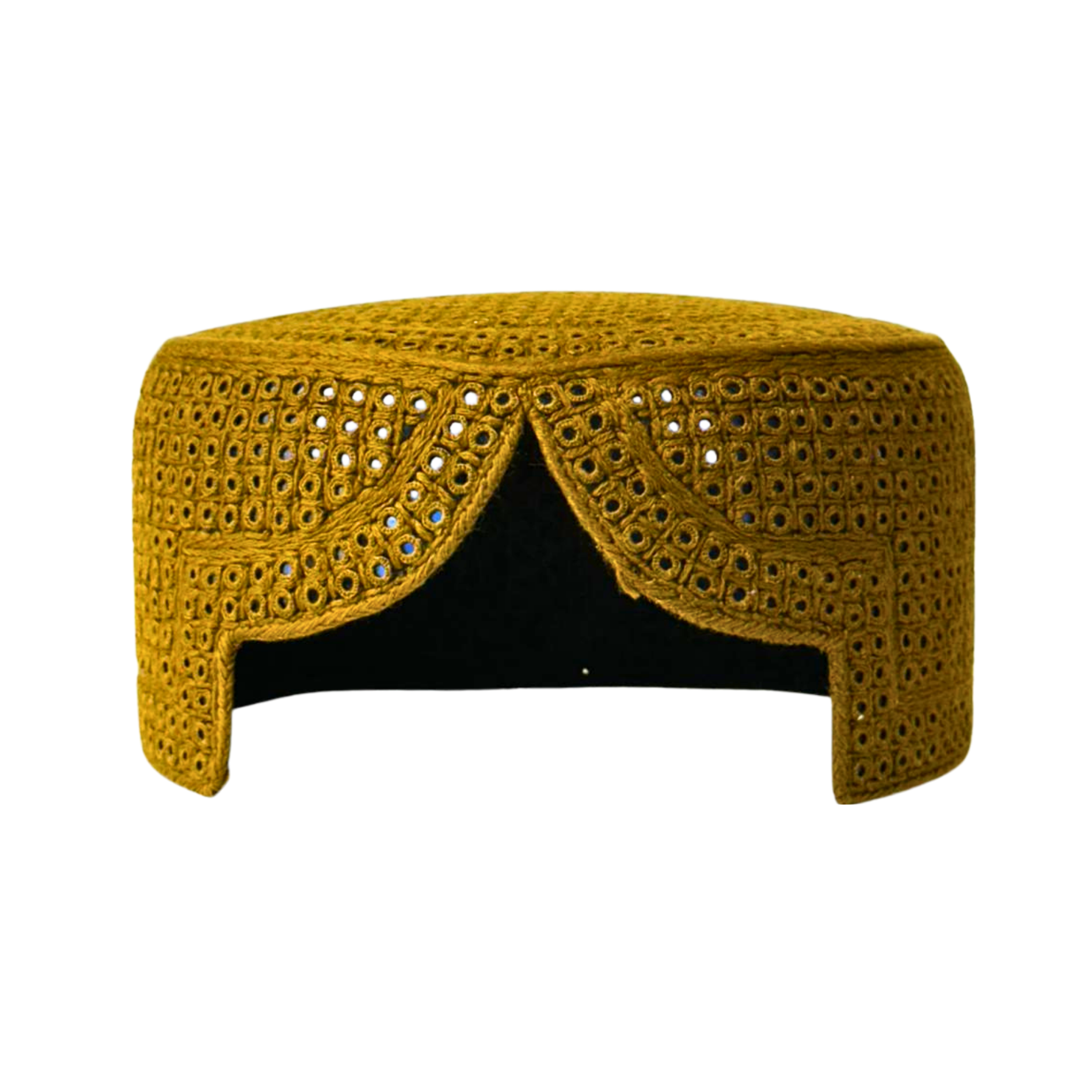 Golden Sindhi Topi - Golden Shade - Nasir Bhai