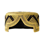 Golden Sindhi Topi - Traditional design - Golden Shade - Nasir Bhai