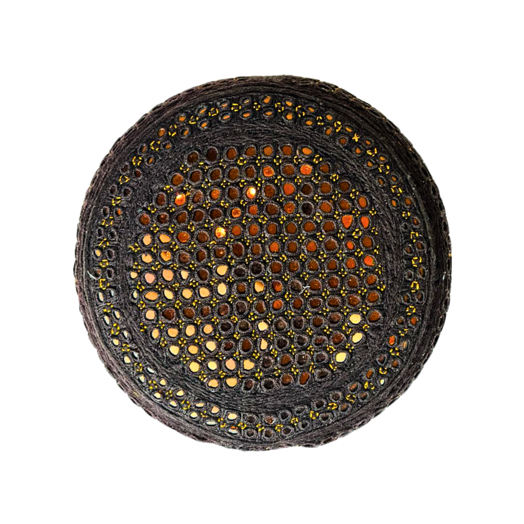 Brown Sindhi Topi - Golden Shade - Nasir Bhai