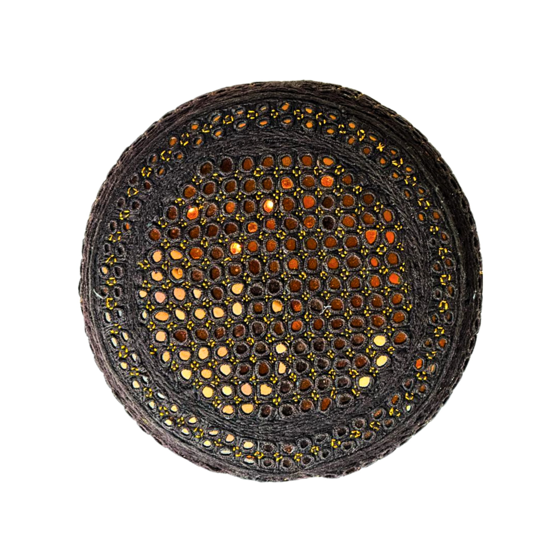 Brown Sindhi Topi - Golden Shade - Nasir Bhai