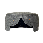 Silver Sindhi Topi - Golden Shade - Nasir Bhai