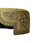 Golden Sindhi Topi - Traditional design - Golden Shade - Nasir Bhai
