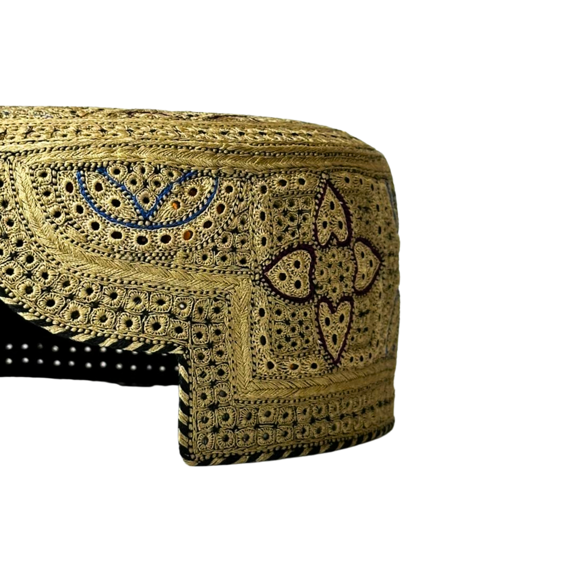 Golden Sindhi Topi - Traditional design - Golden Shade - Nasir Bhai