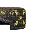 Maroon Sindhi Topi - Blue Shade - Nasir Bhai