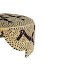 Golden Sindhi Topi - Traditional Design - Golden Shade - Nasir Bhai