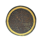 Black Sindhi Topi - Golden Shade -  Nasir Bhai