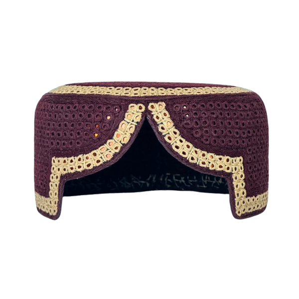Mraoon Sindhi Topi - Gloden Shade - Nasir Bhai