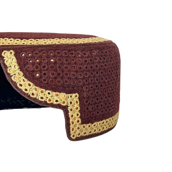 Mraoon Sindhi Topi - Gloden Shade - Nasir Bhai