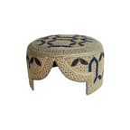 Light Brown Sindhi Topi - Traditional Design - Golden Shade - Nasir Bhai