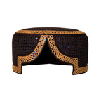 Maroon Sindhi Topi - Blue Shade - Nasir Bhai