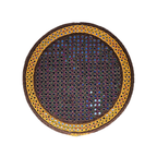 Maroon Sindhi Topi - Blue Shade - Nasir Bhai