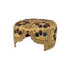 Golden Balochi Topi - Traditional design - Golden Shade - Nasir Bhai
