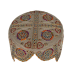 Brown Balochi Topi - Traditional design - Golden Shade - Nasir Bhai