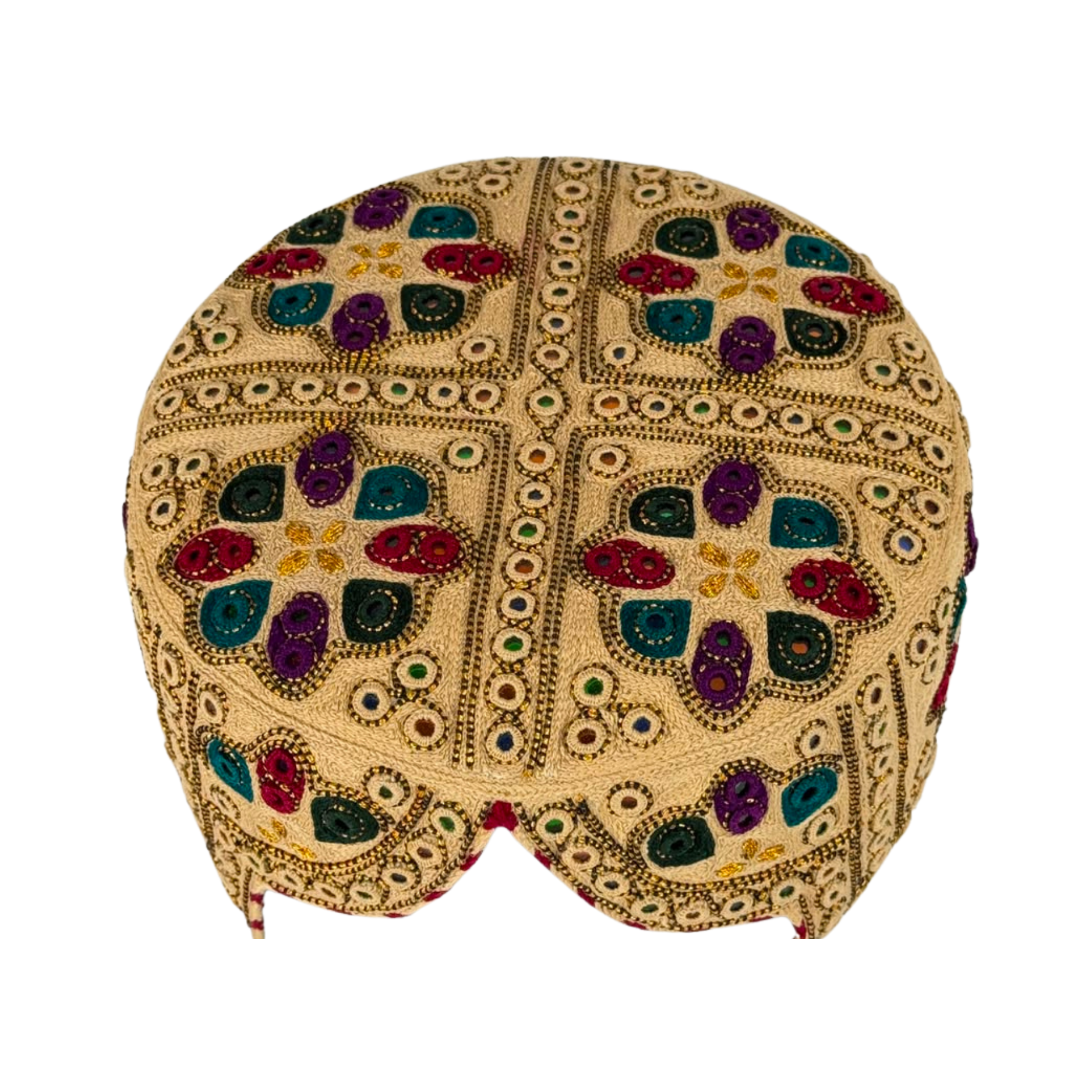 Golden Balochi Topi - Traditional design - Golden Shade - Nasir Bhai