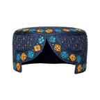 Blue Sindhi Topi - Traditional design - Blue Shade - Nasir Bhai