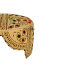 Golden Balochi Topi - Traditional design - Golden Shade - Nasir Bhai
