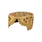 Golden Balochi Topi - Traditional design - Golden Shade - Nasir Bhai