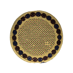 Light Brown Sindhi Topi  - Traditional design - Maroon Shade - Nasir Bhai
