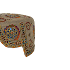 Brown Balochi Topi - Traditional design - Golden Shade - Nasir Bhai