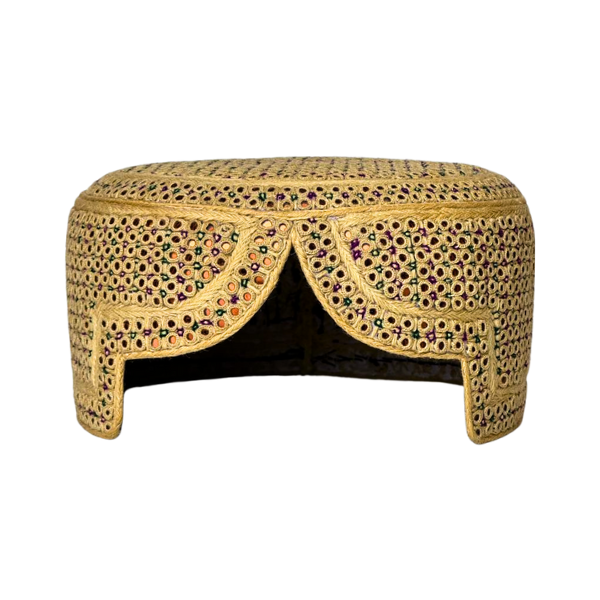 Golden Sindhi Topi - Golden Shade - Nasir Bhai