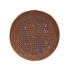 Brown Sindhi Topi - Blue Shade - Nasir Bhai