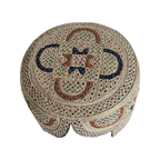 Brown Sindhi Topi - Traditional Design - GoldenShade - Nasir Bhai