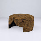 Golden Sindhi Topi - Heart Design - Nasir Bhai