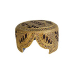 Golden Sindhi Topi - Flower Design - Golden Shade - Nasir Bhai