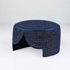 Blue Sindhi Topi - Golden Shade - Nasir Bhai